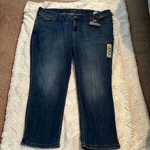 NWT Lee Jeans Size 24W Petite